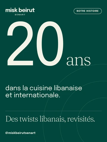 20 ans dans la cuisine libanaise et internationale : des twists libanais, revisités
